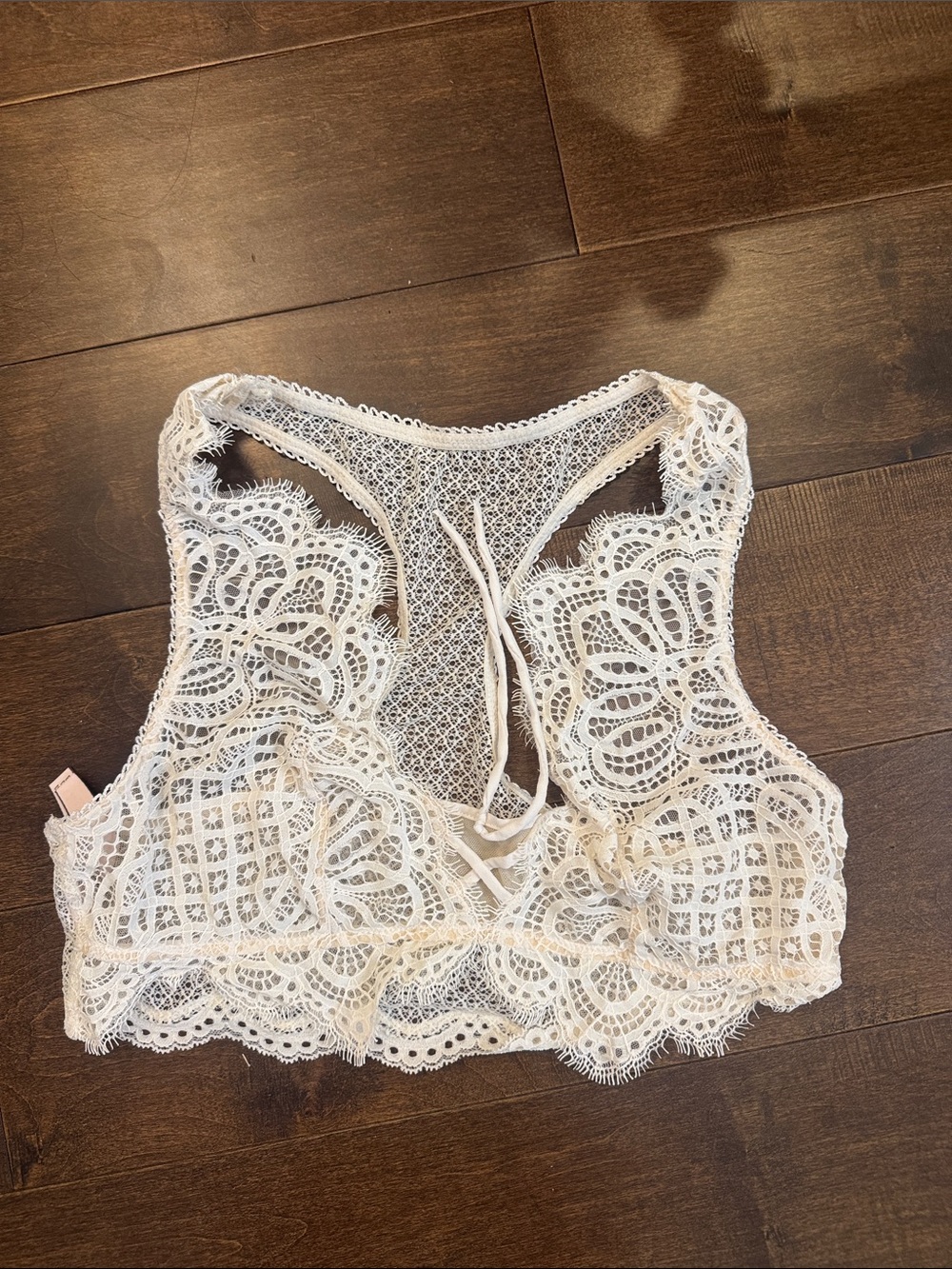 Victoria's Secret Cream Lace Bralette